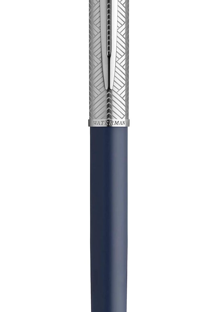 Waterman Allure Deluxe Ballpoint Pen - Medium Point, 0.7 mm, Blue Lacquer Barrel, Blue Ink - Image 4
